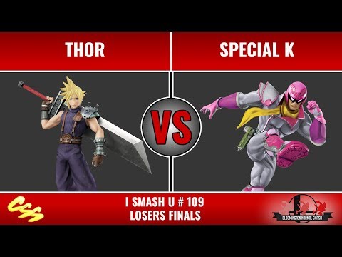 [I SMASH U #109] Losers Finals: Thor (Ganon, Cloud) vs Special K (Captain Falcon)