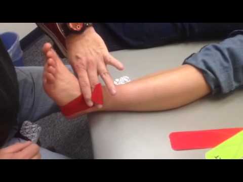 KT TAPE  Lateral Ankle sprain