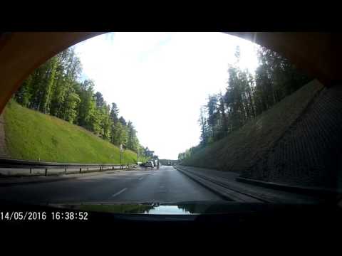 Wypadek  trasa Kwiatkowskiego