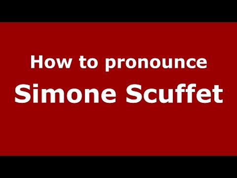 How to pronounce Simone Scuffet (Italian/Italy)  - PronounceNames.com