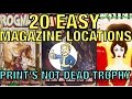 Fallout 4 - 20 Magazine Locations / Print's Not Dead Trophy
