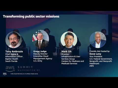 AWS Summit Washington DC Executive Program 2022 - Transforming Public Sector Missions