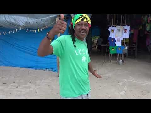 EXOTIC BEACH SHOPS of Bloody Bay Negril, Jamaica, January 2025