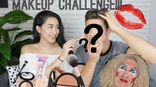 MAKEUP CHALLENGE CAKE FACE EDITION!!! Ft. Cassie from "ToThe9s"