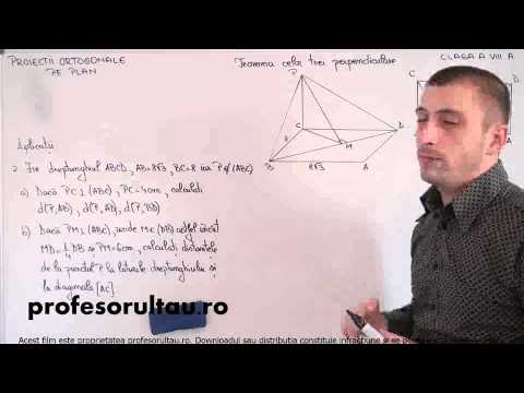 09   cls8   Proiectii ortogonale pe plan   teorema celor trei perpendiculare   exercitii   partea 2