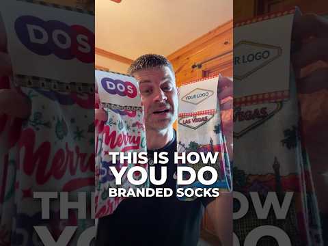 Custom Promotional Socks with Full-Color Header Cards