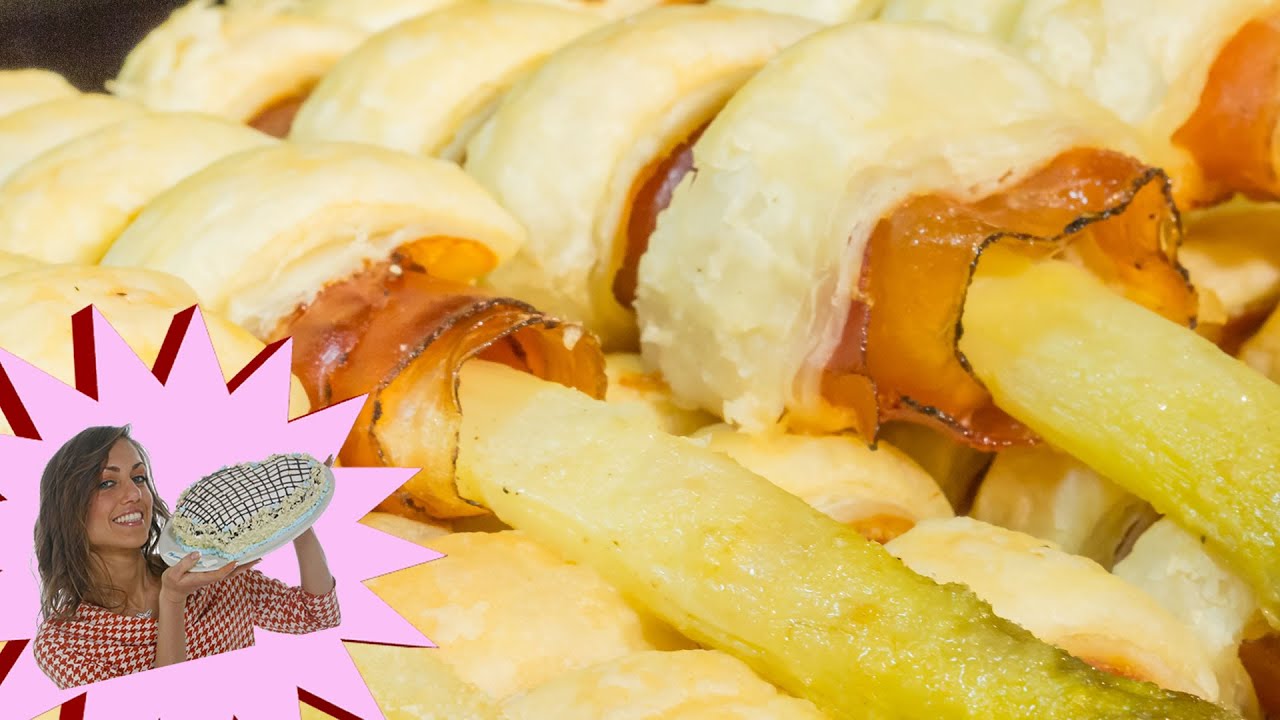 Involtini di Asparagi  - Con Sfoglia e Speck