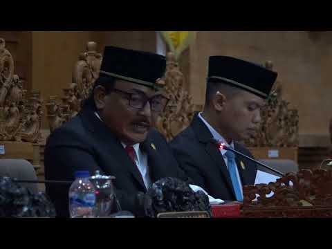 DOKUMENTASI PELANTIKAN PIMPINAN DPRD KOTA DENPASAR MASA JABATAN 2024-2029