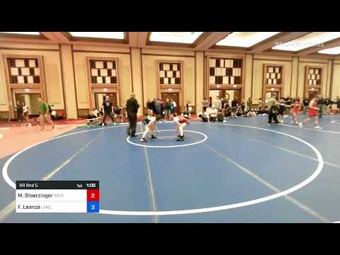 98 Lbs Rr Rnd 5 - Matthew Stoerzinger, South Side Wrestling Club Vs Frank Leanza, Lancaster Allian