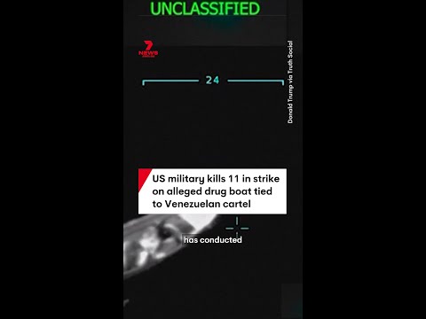 US military kills 11 in strike on alleged drug boat tied to Venezuelan cartel