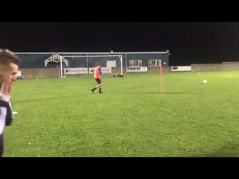 When your defender thinks he’s a keeper