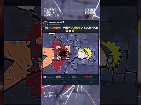 🥺 NARUTO DEATH SCENE 🥲...