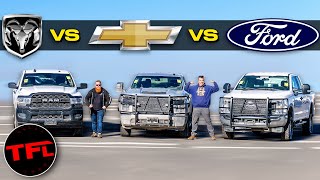 Ford vs Chevy vs Ram: The Best Used Affordable HD Truck Is...