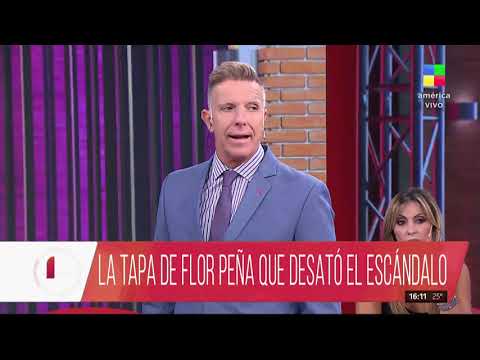 La tapa de Flor Peña que desató el escándalo