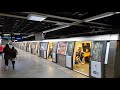 4K Bucharest Metro BOMBARDIER Train Nicosia At Izvor Station On M1