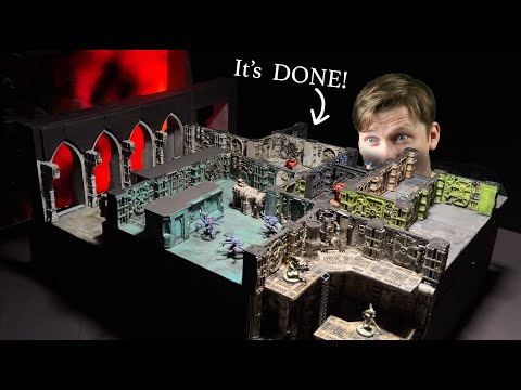 Making the coolest Warhammer table ever | Kill Team Gallowdark Table pt  3