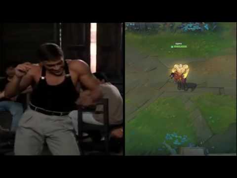 God Fist Lee Sin dance reference