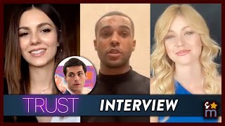 Victoria Justice & Kat McNamara Talk TRUST, Reuniting w/ Matthew Daddario & More | Interview video