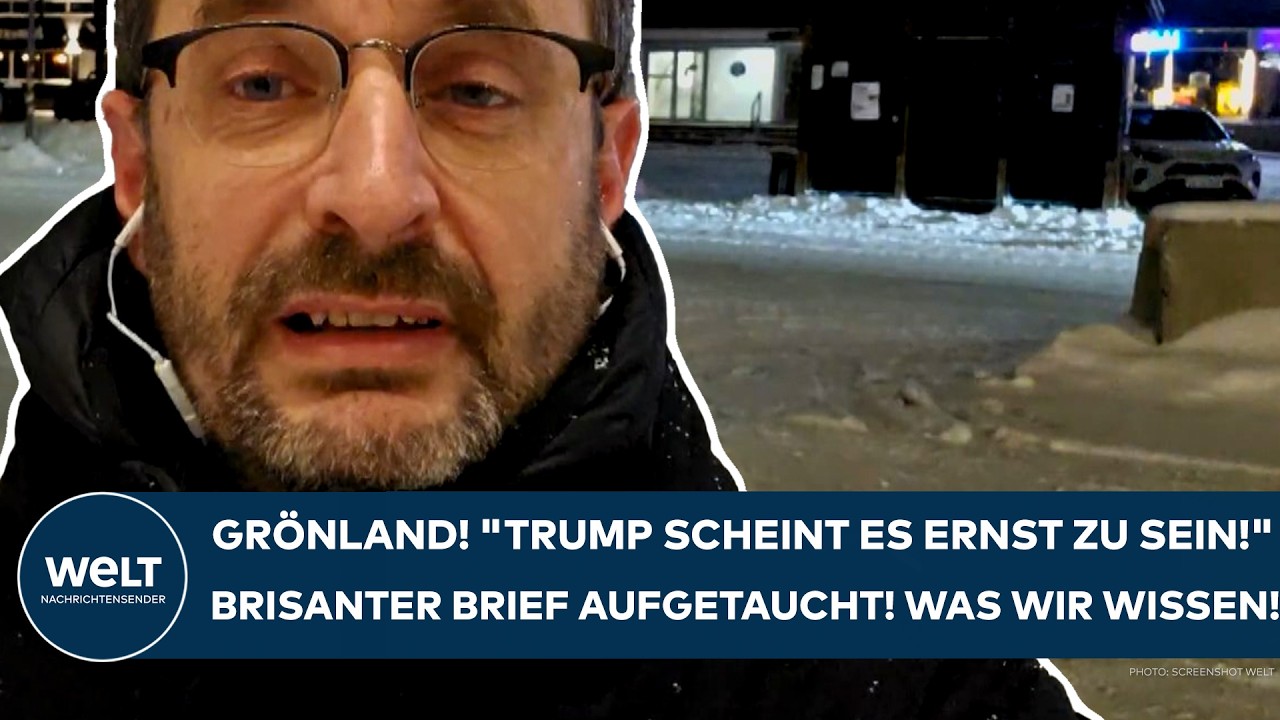 GRÖNLAND: Paukenschlag! "Donald Trump scheint es ernst zu sein!" Brisanter Brief! Was wir wissen!