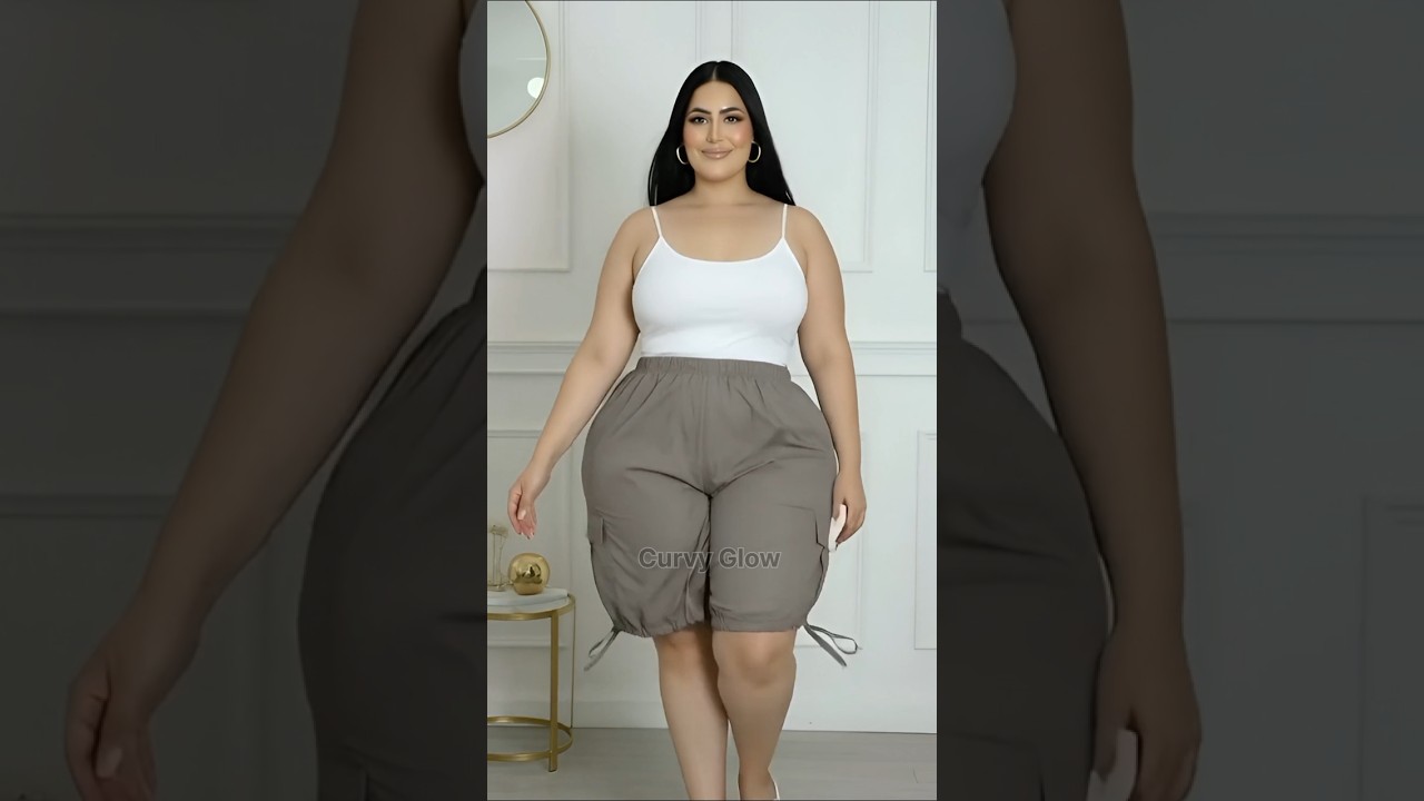 Plus Size Carter Style Twill Cargo Bermuda Shorts