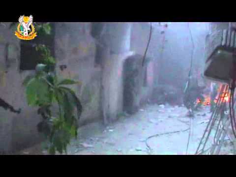 رصد لمحاولة مقاتلي لواء الفاتحين اقتحام شارع تشرين في حي التضامن في مدينة دمشق