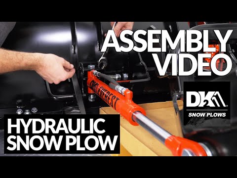 DK2 Snowplows | EVEREST Custom-Mounted Hydraulic Snowplow | Assembly