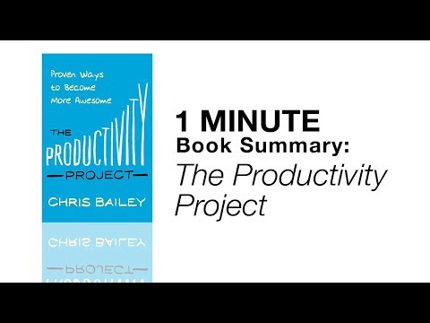 1 Minute Book Summary: The Productivity Project | Lifehack