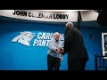 Panthers dedicate lobby to longtime employee John Coleman