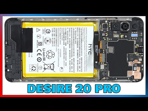HTC Desire 20 Pro Disassembly Teardown Repair Video Review