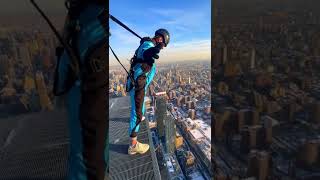 1,000 feet above New York City! World's highest open-air building ascent! CityClimb NYC #shorts