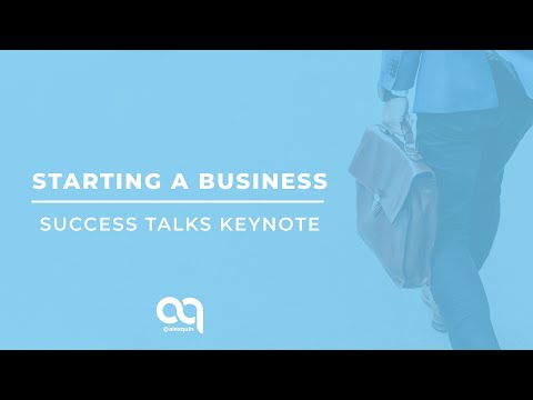 Starting a business | Alex Quin | Success Talks Miami