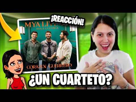 REACCIÓN a MYA y La K'onga - MYA LIVE P2  | Corazón Guerrero (Official Video)