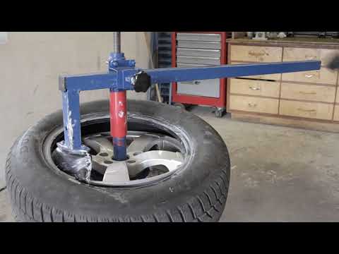 Manual Tire Changer, Reifenmontiergerät, Desmontadora de neumáticos manual, मैनुअल टायर परिवर्तक