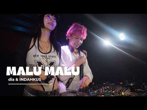 Dia & Indahkus - Malu Malu (Live Performance + Lirik)
