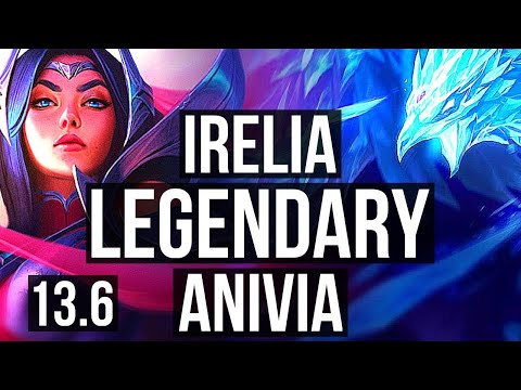 IRELIA vs ANIVIA (MID) | 7 solo kills, Legendary, 400+ games | KR Master | 13.6