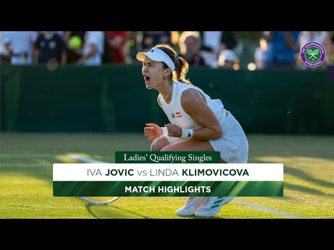 Going down to the wire! | Iva Jovic v Linda Klimovicova | Wimbledon 2025