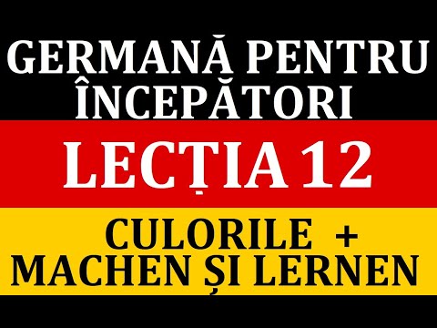 Invata Germana | Germana pentru incepatori | Lectia 12