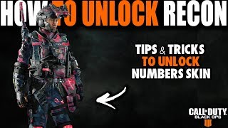 How to Unlock the Numbers Outfits for RECON in Black Ops 4 Blackout Fast & Easy