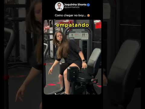 Como chegar no boy... 😂Créditos: @daianevarasquin