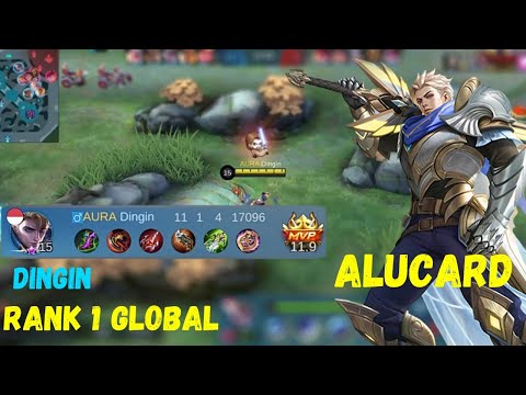 AGGRESSIVE GAMEPLAY ALUCARD - TOP GLOBAL 1 ALUCARD BY DINGIN | MOBILE LEGENDS: BANG BANG