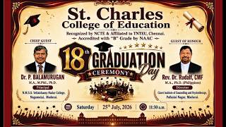SCCE 18th Graduation Day Ceremony on 25th July 2026
