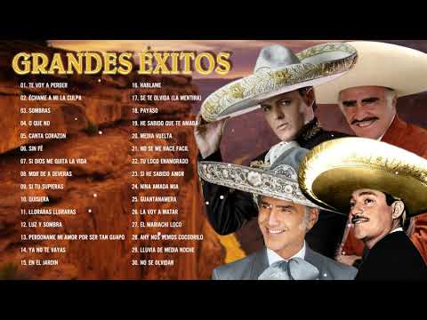 Alejandro Fernandez, Javier Solis, Vicente Fernandez y Pedro Fernandez Grandes Exitos Canciones