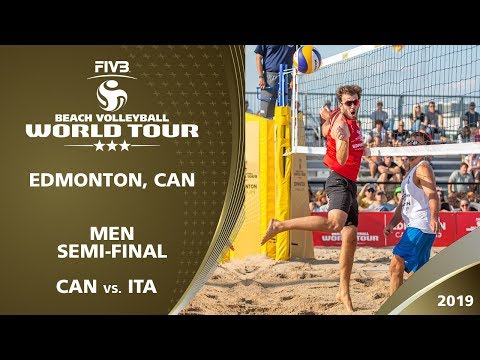 Men's Semi-Final: CAN vs. ITA | 3* Edmonton (CAN) - 2019 FIVB Beach Volleyball World Tour