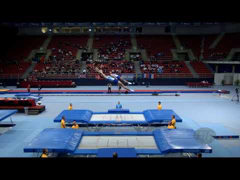 Belarus 1 (BLR) - 2017 Trampoline Worlds, Sofia (BUL) - Qualification Synchro Routine 1