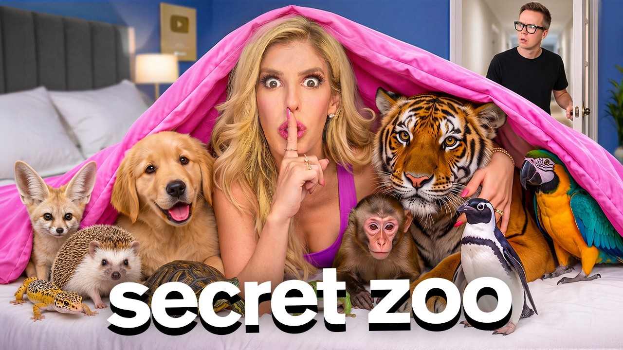 I Secretly Hid 24 Animals Inside My House