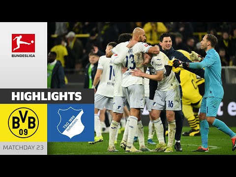 Resumen de B. Dortmund vs Hoffenheim Jornada 23