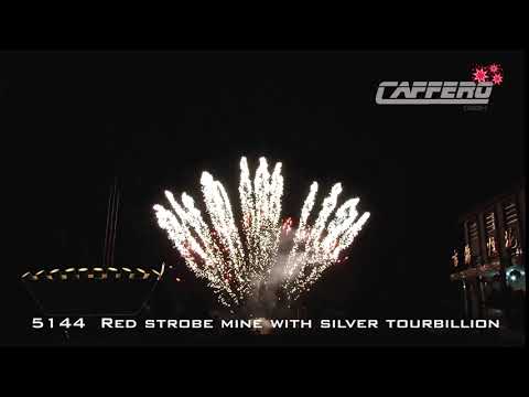 5144 Red strobe mine with silver tourbillion