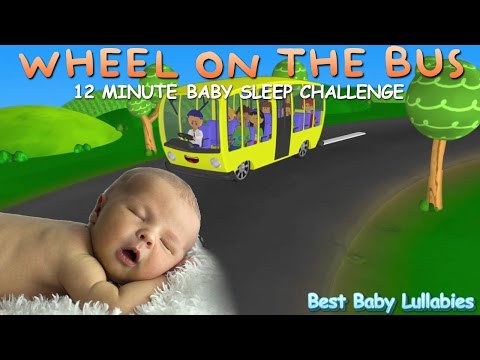 Wheels On The Bus  Lullaby Lyrics Baby Songs To Put A Baby To Sleep Lyrics-Baby Lullaby Music  ♥