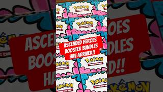 Ascended Heroes Booster Bundles have LANDED!!! #pokemon  #ascendedheroes #pokemoncards #pokemontcg