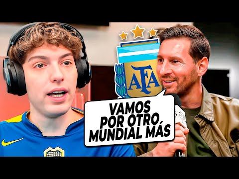 REACCION A LA ENTREVISTA DE MESSI (2025): ''VAMOS POR OTRO MUNDIAL MAS''